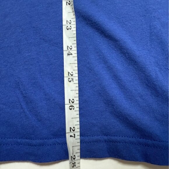 Junk Food Retro Tshirt Long Sleeve Size L Vintage 70s Style Red White Blue Cuff - Picture 10 of 10